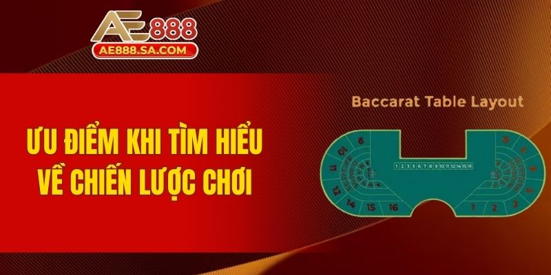 Chiến Lược Baccarat Nâng Cao AE888 - Cơ Hội Thắng Lớn Lợi ích của các chiến lược chơi baccarat